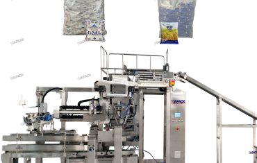 Automatic seconday bagging machine (small pouches into big bag )