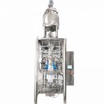 ஒட்டுவதற்கு தானியங்கி செங்குத்து பையை உருவாக்கும் நிரப்புதல் சீல் இயந்திரம்