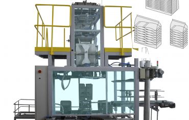 தானியங்கி மென்மையான பை பேலிங் உற்பத்தி பேக்கிங் வரி