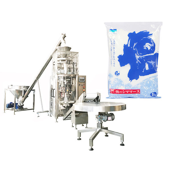 உப்பு ஐந்து வால்யூட்ரிக் கோப்பை செங்குத்து படிவம் சீல் மெஷின் பூர்த்தி