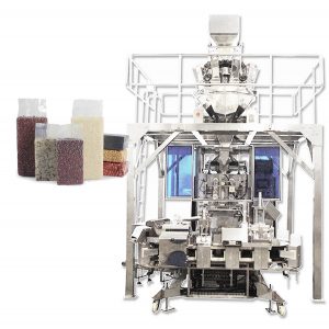 தானியத்திற்கான நிரப்புதல் பேக்கேஜிங் இயந்திரத்தை உருவாக்கும் தானியங்கி செங்கல் வகை வெற்றிட பை