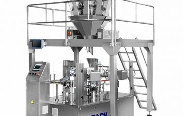 முன்கூட்டியே தயாரிக்கப்பட்ட பை உணவு மண்ணின் அடைப்பு பொதி இயந்திரத்தை நிரப்புகிறது